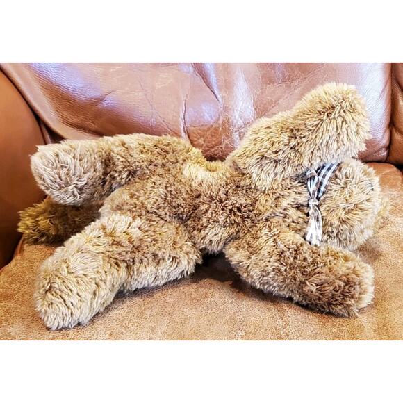 1992 MJC International 14 In Shaggy Brown Puppy Dog Stuffed Animal Plush Floppy - Picture 6 of 11